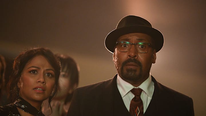 THE IRRATIONAL -- "Now You Don't" Episode 211 -- Pictured: (l-r) Karen David as Rose Dinshaw, Jesse L. Martin as Alec Mercer -- (Photo by: Sergei Bachlakov/NBC)