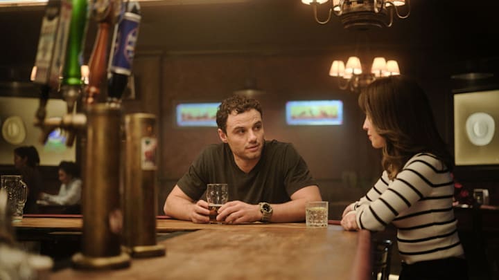 THE HUNTING PARTY -- "Mark Marsden" Episode 107 -- Pictured: (center) Josh McKenzie as Shane Florence -- (Photo by: David Astorga/NBC)