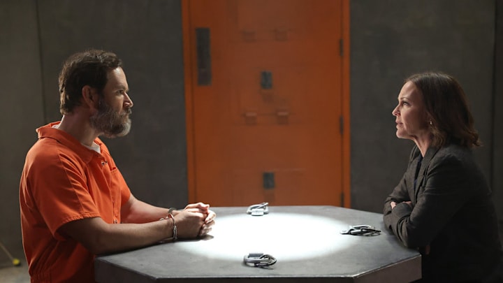 FOUND -- "Missing While Manipulated" Episode 217 -- Pictured: (l-r) Mark-Paul Gosselaar as Sir, Kelli Williams as Margaret -- (Photo by: Matt Miller/NBC)