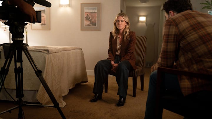 THE HUNTING PARTY -- "Ron Simms" Episode 201 -- Pictured: Melissa Roxburgh as Rebecca Henderson -- (Photo by: Ralph Bavaro/NBC)