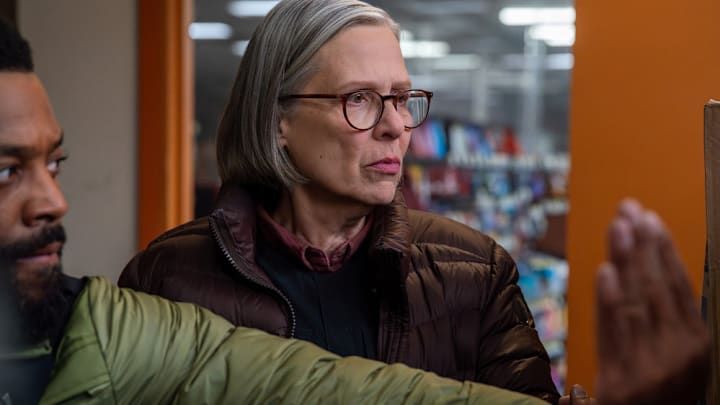 CHICAGO P.D. -- "Heroes" Episode 1309 -- Pictured: Amy Morton as Desk Sgt. Trudy Platt -- (Photo by: Elizabeth Sisson/NBC) CHICAGO P.D. -- "Heroes" Episode 1309 -- Pictured: Amy Morton as Desk Sgt. Trudy Platt -- (Photo by: Elizabeth Sisson/NBC)