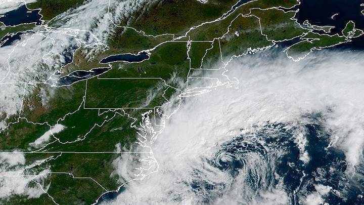 NOAA GOES satellite shows Nor'easter building along the East Coast on Friday, Sept. 25, 2026. The storm is anticipated to impact the Long Island with 2-or-more inches of rain and hurricane-force winds. The impending weather has forced some Long Island high schools to move football games from Saturday to Friday. One football game, a highly anticipated state-ranked matchup between Massapequa and Garden City, is still on scheduled for Saturday. NOAA GOES satellite shows Nor'easter building along the East Coast on Friday, Sept. 25, 2026. The storm is anticipated to impact the Long Island with 2-or-more inches of rain and hurricane-force winds. The impending weather has forced some Long Island high schools to move football games from Saturday to Friday. One football game, a highly anticipated state-ranked matchup between Massapequa and Garden City, is still on scheduled for Saturday.