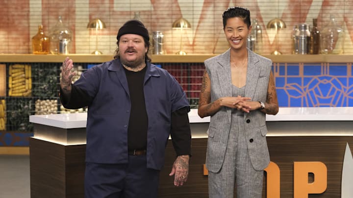 Kristen Kish and Matty Matheson on Top Chef Season 21 episode 6