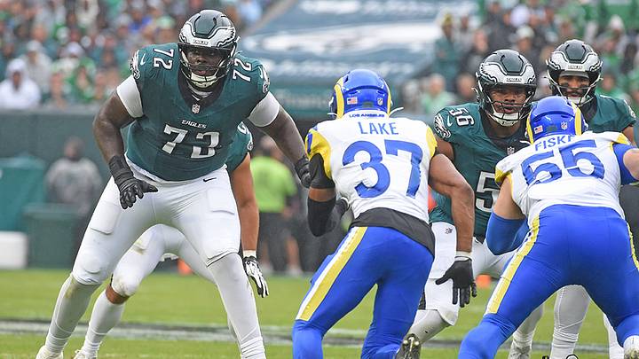 Eagles rookie third-round pick Markel Bell made his pro debut in Week 4 vs. the Los Angeles Rams. Eagles rookie third-round pick Markel Bell made his pro debut in Week 4 vs. the Los Angeles Rams.