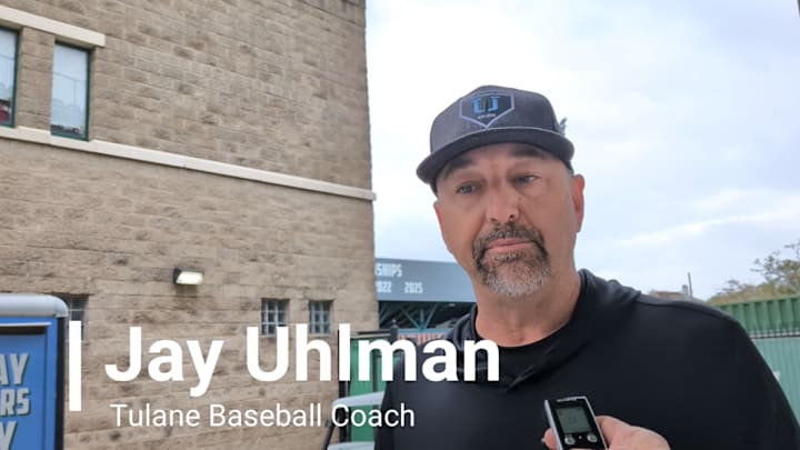Tulane baseball coach Jay Uhlman