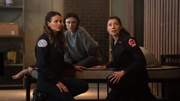 Chicago Fire - Season 14 - Jocelyn Hudon as Lyla Novak, Gloria Cole as Sarah, Hanako Greensmith as Violet Mikami 