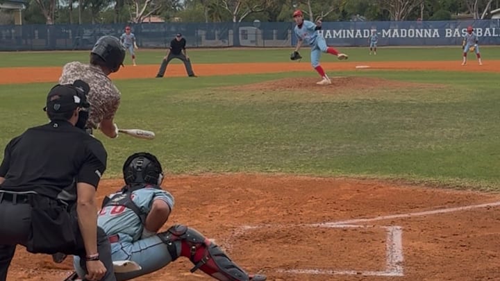 Chaminade-Madonna lefty Spencer Krasner struck out nine in a complete-game shutout, giving the junior 100 Ks on the season.