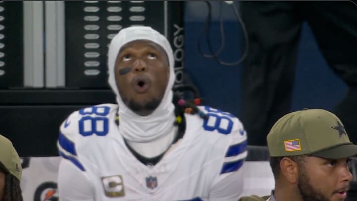 CeeDee Lamb couldn’t believe the move Marvin Harrison Jr. put on Daron Bland during the Cardinals’ second-quarter touchdown drive.