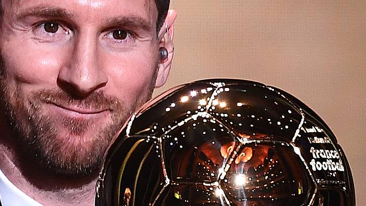Lionel Messi poses with the 2019 Ballon d'Or trophy, his sixth. He won the prestigious award again in 2021 and 2023 and has been nominated for the 2026 honor. Lionel Messi poses with the 2019 Ballon d'Or trophy, his sixth. He won the prestigious award again in 2021 and 2023 and has been nominated for the 2026 honor.