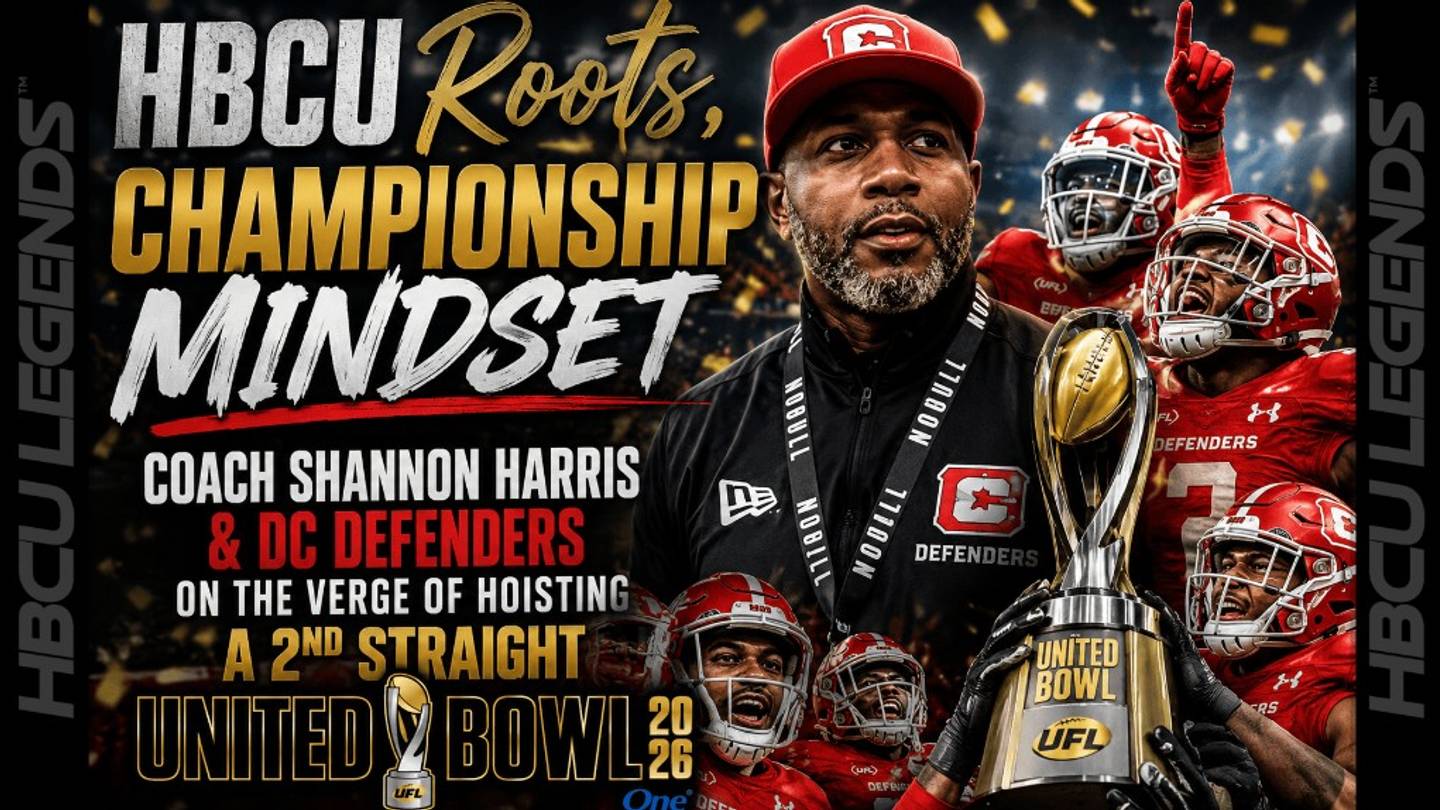 DC Defenders' Coach Harris Leans on HBCU Roots, Championship