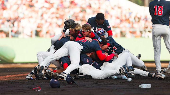 The U.S. National Baseball 18U team beat Japan, 2-0, on Sunday in the WBSC World Cup championship game at Okinawa Cellular Stadium.