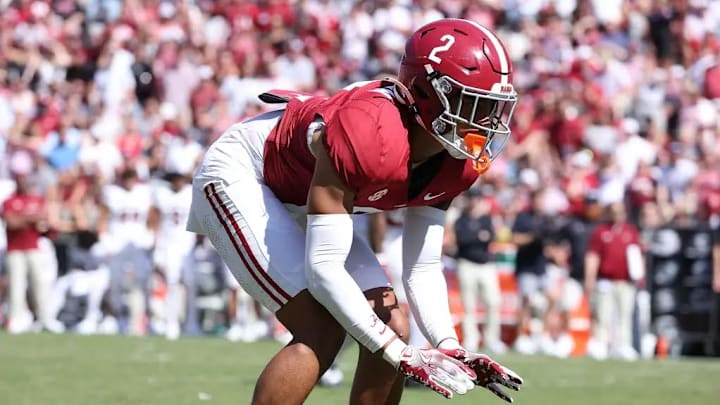 Alabama Defensive Back Zabien Brown (2) in action against South Carolina at Bryant-Denny Stadium in Tuscaloosa, AL on Saturday, Oct 12, 2024.