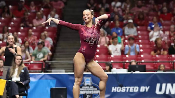 Alabama gymnast Lilly Hudson.