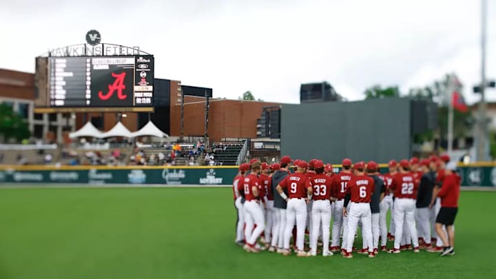 Alabama baseball at Hawkins Field.