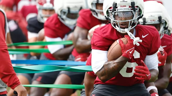 Aeryn Hampton (6) during practice on July 30. Aeryn Hampton (6) during practice on July 30.