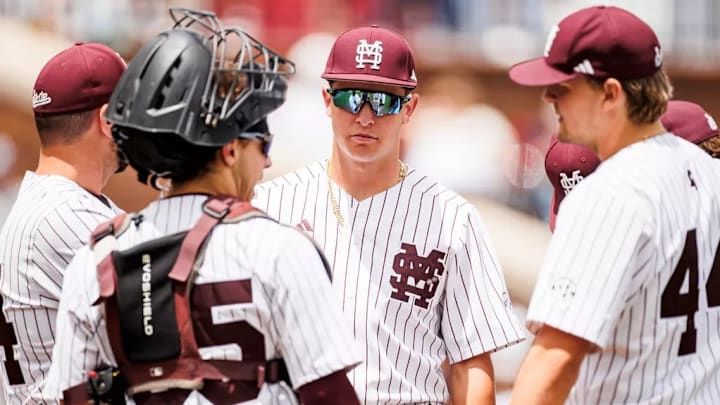 Mississippi State infielder Ace Reese (3) during the game against the Kentucky Wildcats at Dudy Noble Field at Polk Stadium in Starkville, Miss. Mississippi State infielder Ace Reese (3) during the game against the Kentucky Wildcats at Dudy Noble Field at Polk Stadium in Starkville, Miss.