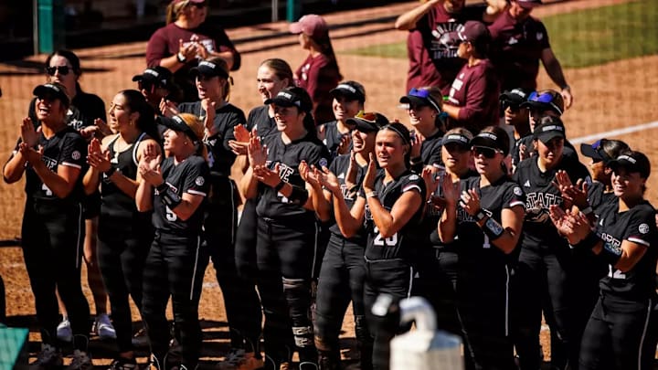 The Mississippi State Bulldogs during the game between the Alabama Crimson Tide and the Mississippi State Bulldogs at Rhoads Stadium in Tuscaloosa.