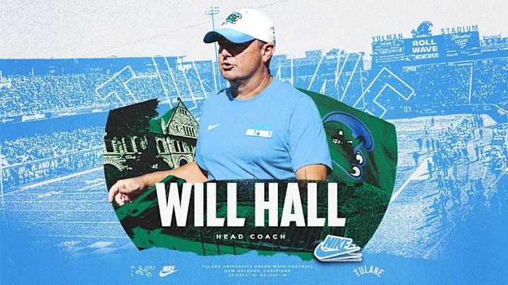 Tulane new head football coach Will Hall