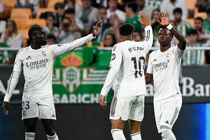 Ferland Mendy, Kylian Mbappé, Vinicius Junior