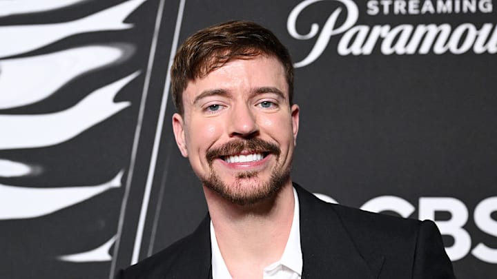 Mr. Beast smiling on the red carpet