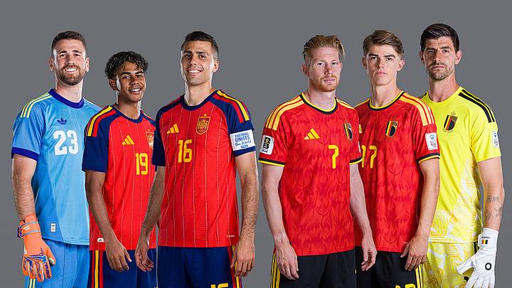 Kevin De Bruyne, Unai Simon, Lamine Yamal, Rodri, Thibaut Courtois, Charles De Ketelaere Kevin De Bruyne, Unai Simon, Lamine Yamal, Rodri, Thibaut Courtois, Charles De Ketelaere
