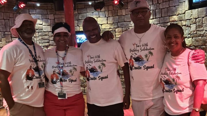 Falcons fans have fun cruising on Royal Caribbean 