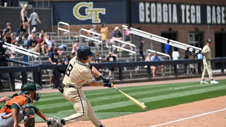 Georgia Tech outfielder Drew Burress