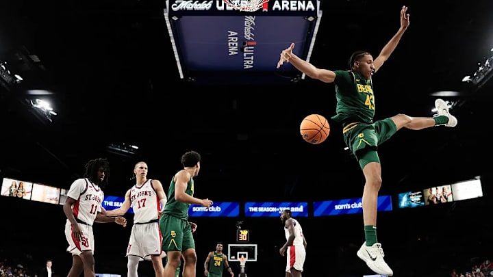 Cam Carr with the dunk against St. Johns in Las Vegas