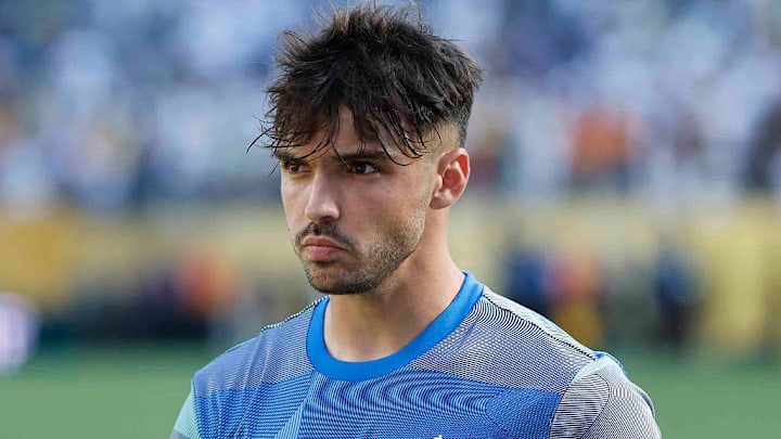 Raúl Asencio rose through the ranks at La Fábrica to start with the first team last season. Raúl Asencio rose through the ranks at La Fábrica to start with the first team last season.