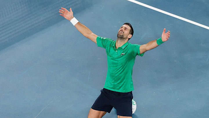 Novak Djokovic beat Jannik Sinner in one of the greatest matches in recent memory at the Australian Open.