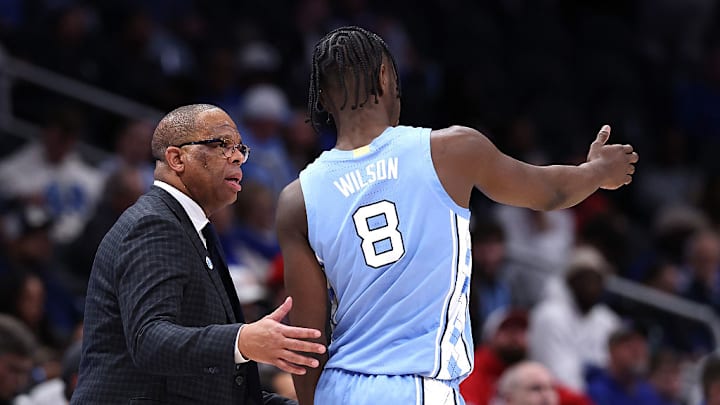 North Carolina coach Hubert Davis shared the latest on Caleb Wilson’s recovery after the Tar Heels’ win over Virginia Tech.