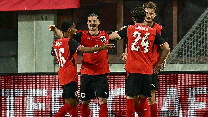Austria is vying for a top-two finish in Group J. Austria is vying for a top-two finish in Group J.