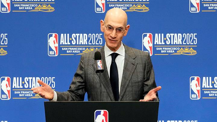 El comisionado de la NBA, Adam Siver. El comisionado de la NBA, Adam Siver.