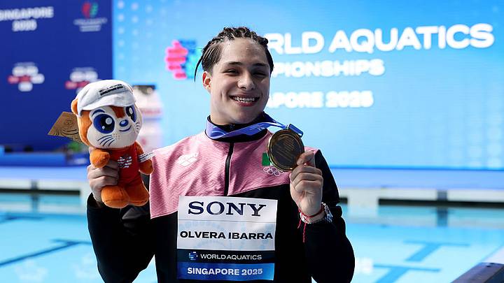 Ósmar Olvera gana medalla de oro en el Mundial de Singapur Ósmar Olvera gana medalla de oro en el Mundial de Singapur