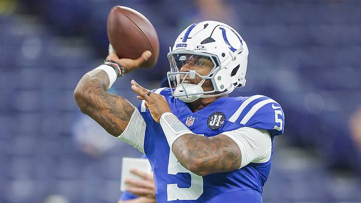 Anthony Richardson fue drafteado por los Colts en la primera ronda del draft de la NFL de 2023, con la cuarta selección general. Anthony Richardson fue drafteado por los Colts en la primera ronda del draft de la NFL de 2023, con la cuarta selección general.
