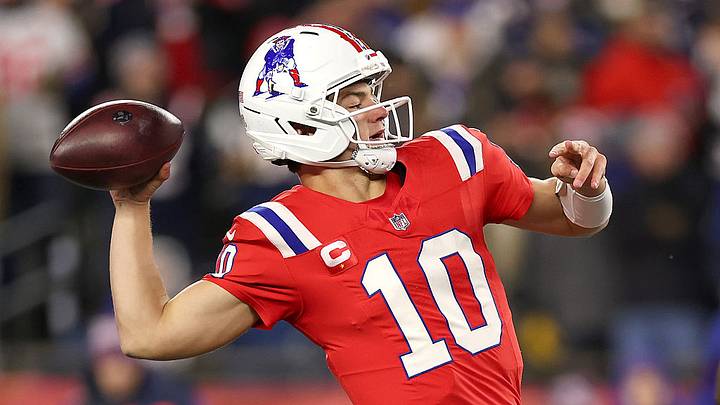Drake Maye lanzó para 282 yardas y dos TD en el triunfo de los Pats sobre los Giants. Drake Maye lanzó para 282 yardas y dos TD en el triunfo de los Pats sobre los Giants.