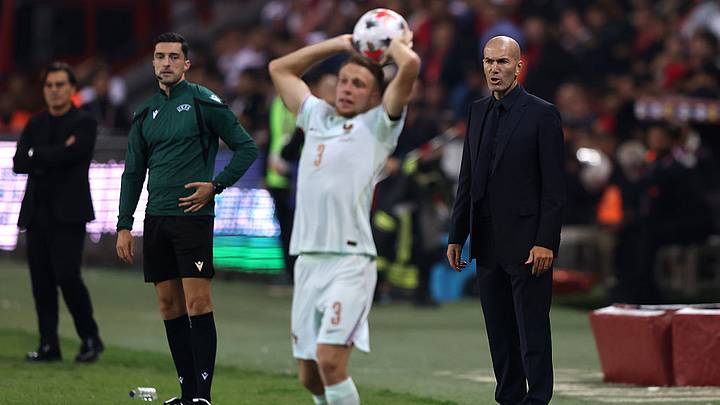 Zidane, en su primer partido como seleccionador de Francia Zidane, en su primer partido como seleccionador de Francia