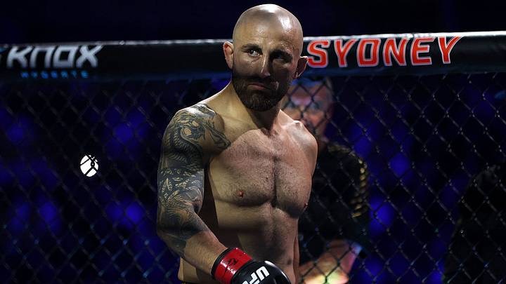 El peleador australiano Alexander Volkanovski. El peleador australiano Alexander Volkanovski.