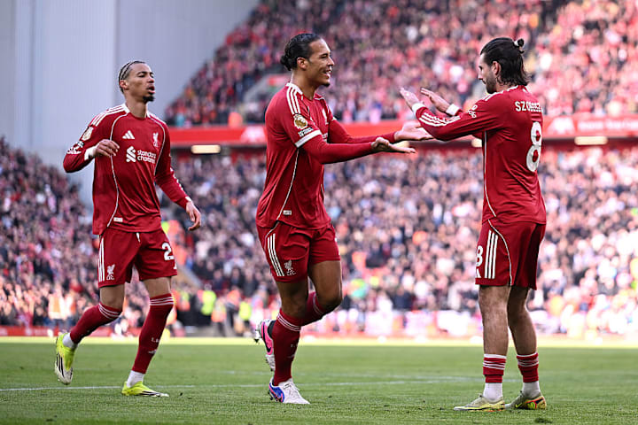 Virgil van Dijk, Dominik Szoboszlai Virgil van Dijk, Dominik Szoboszlai