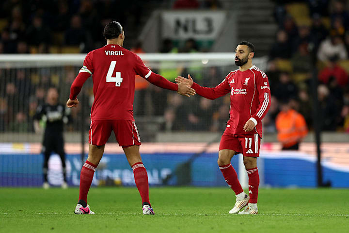 Virgil van Dijk, Mohamed Salah Virgil van Dijk, Mohamed Salah