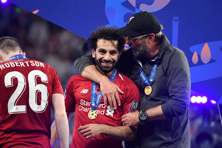 Mohamed Salah, Jürgen Klopp - 2019 Champions League final