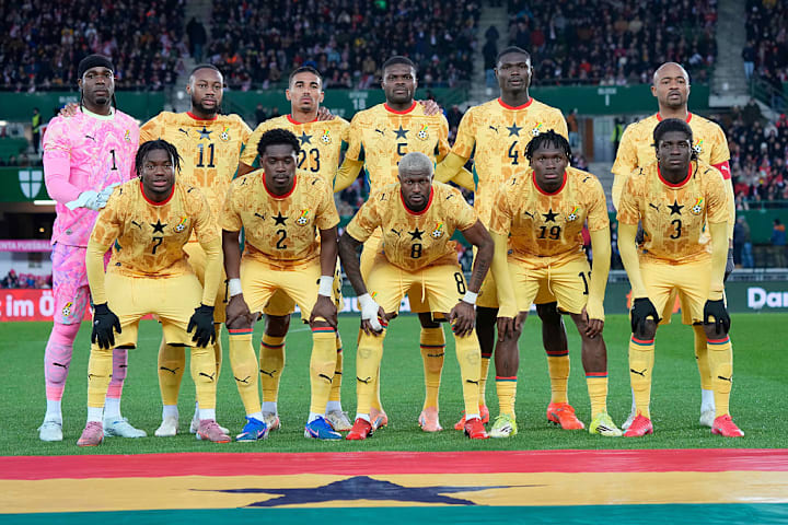 Ghana squad ทีมชาติกานา