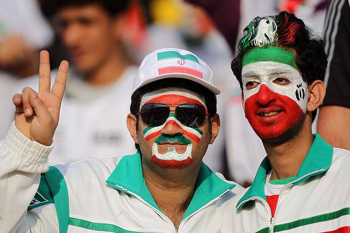Iran soccer fans