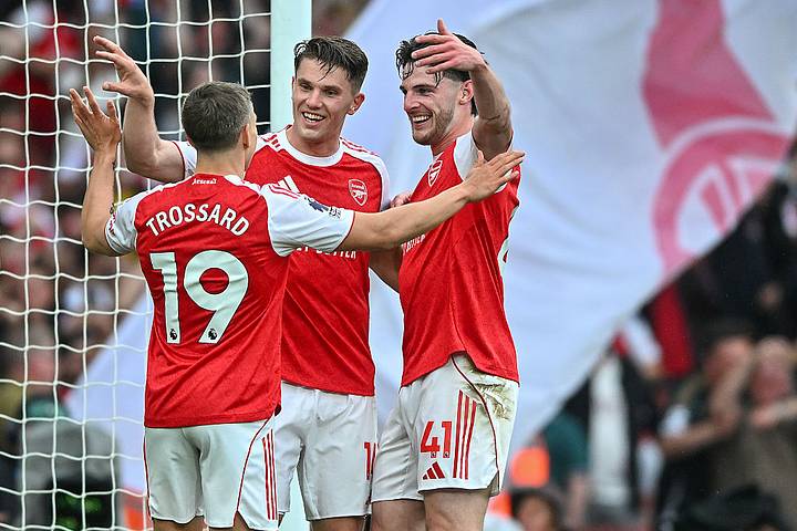 Leandro Trossard, Viktor Gyökeres, Declan Rice