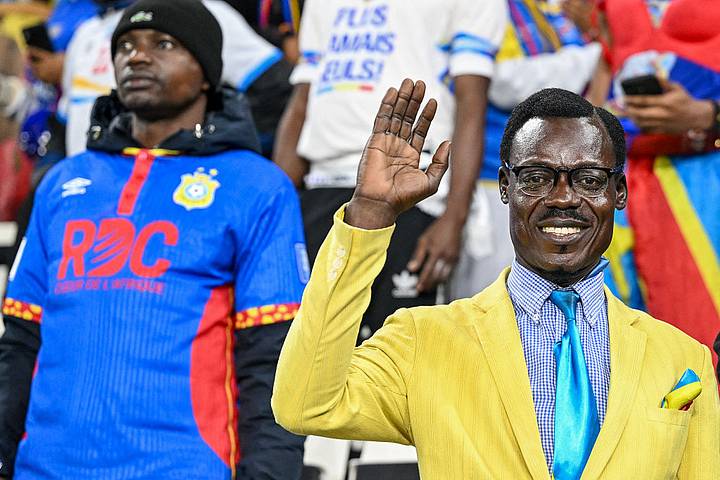 Michel Kuka Mboladinga as 'Lumumba Vea' มิเชล คูกา มโบลาดิงกา ในบทบาท 'ลูมุมบา เวอา'