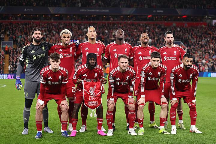 Liverpool starting lineup 利物浦首发阵容