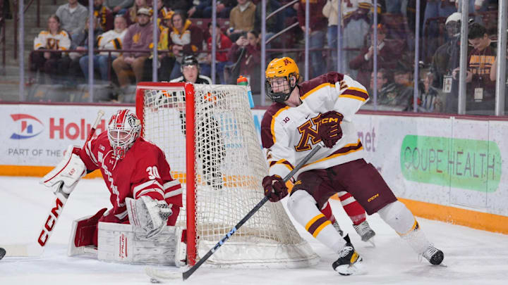 Sam Rinzel against Wisconsin