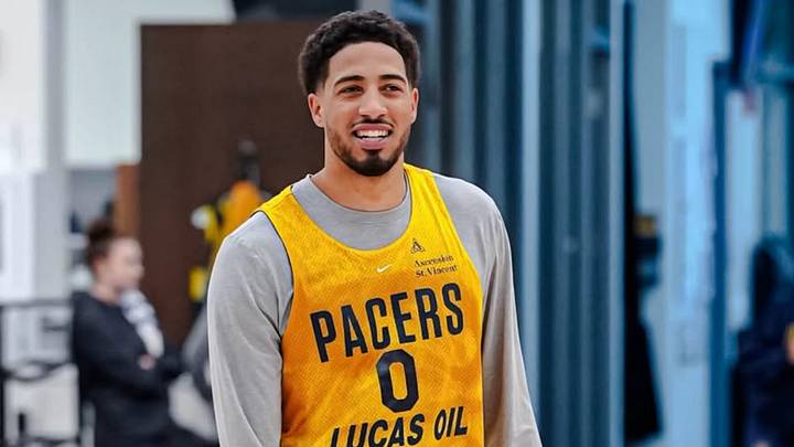 Tyrese Haliburton at Pacers Training Camp. Tyrese Haliburton at Pacers Training Camp.