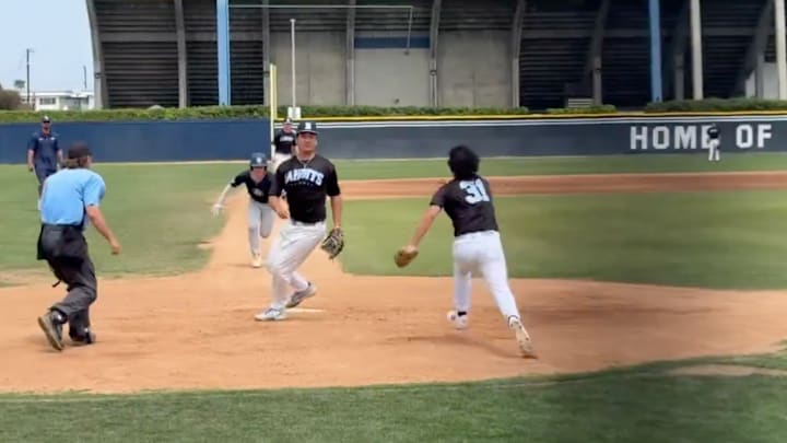 This was one heck of a double play turned in by Joaquin Durazo.