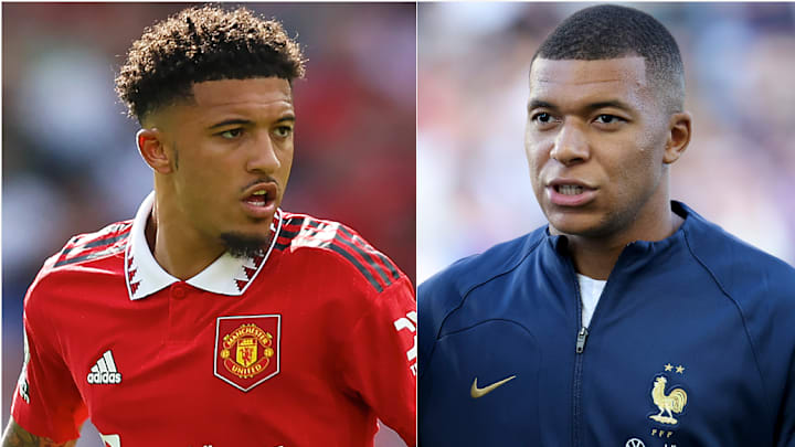 Jadon Sancho and Kylian Mbappe are in the transfer rumour headlines